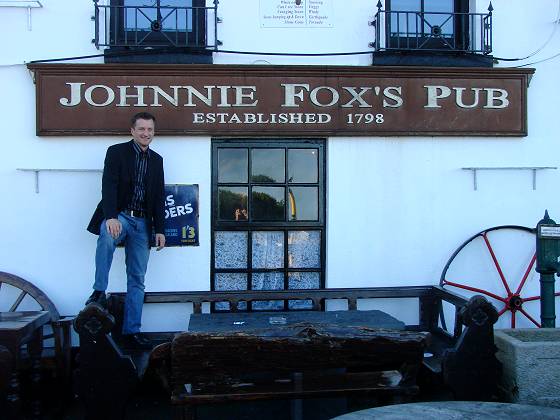 Peter F att Johnny Fox pub