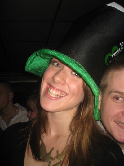 St Patricks day i stulen hatt