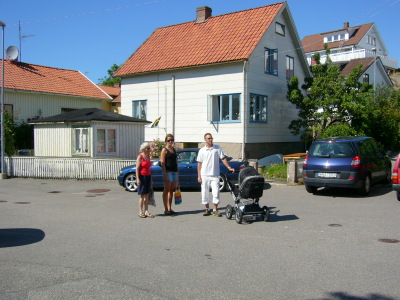 Vårat gamla hus i Hovenäset.