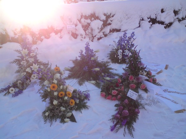 Blommorna från begravningen