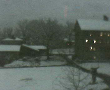 Snöigt campus