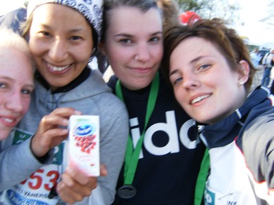 Lottie, Nayna, Josephine och jag efter vår ruset 2009!