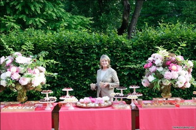 Martha Stewart framför sina vackra pioner