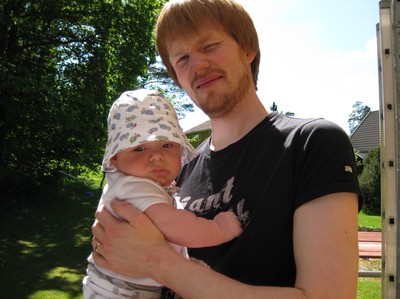 Sommaren 2009 med pappa