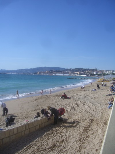 Stranden i Cannes