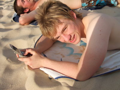 Danny on the beach