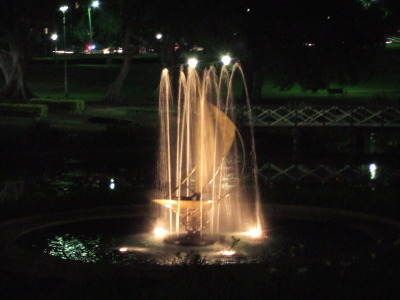 fin park med fin fontan