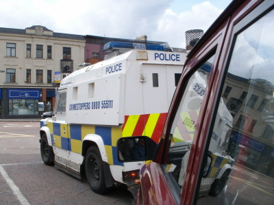 Polisbil modell lättvikt, Belfast