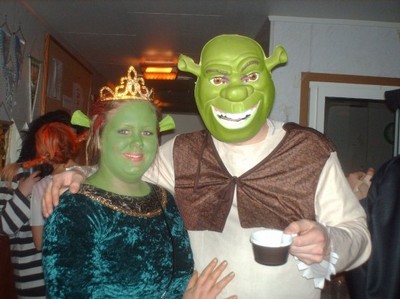 Fiona och Shrek!