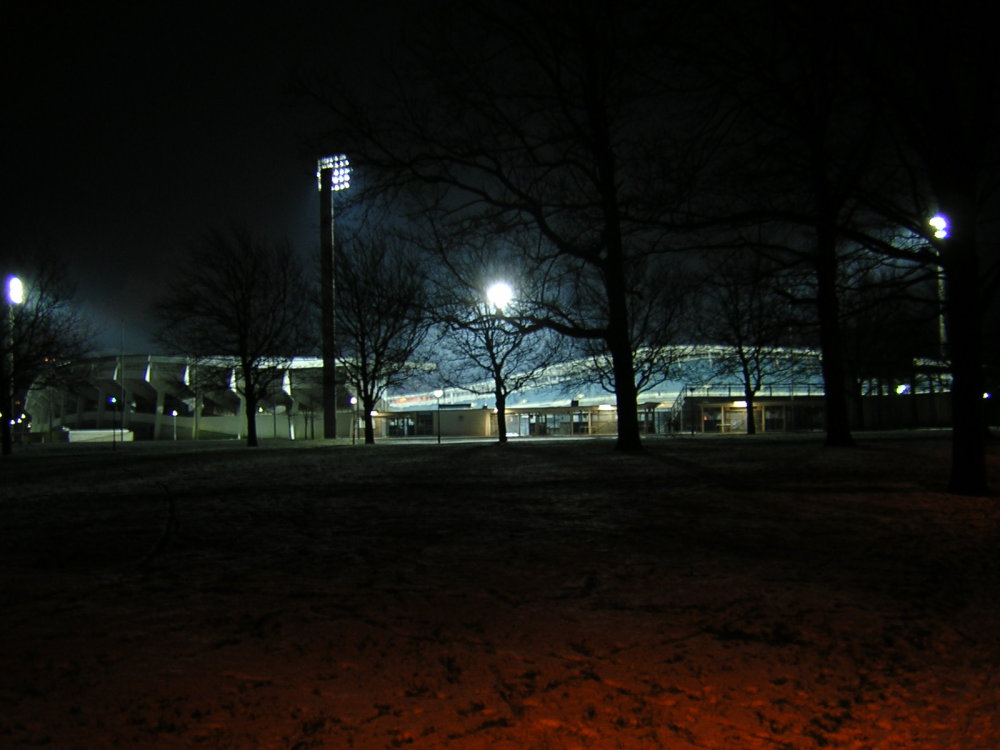 Stämningsbild gamla stadion.