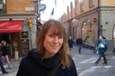 En av mycket få bilder från Stockholm: Emma Sunklugg