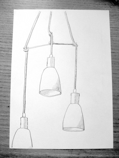 Lampor från vardagsrummet