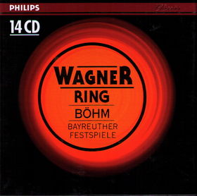 Nibelungens ring med bl a B. Nilsson, W. Windgassen. Böhm dirigerar.