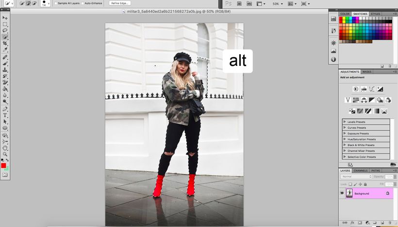 Lägga En Bild På En Annan I Photoshop